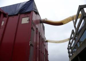 Sawmill waste collection in Staffordshire