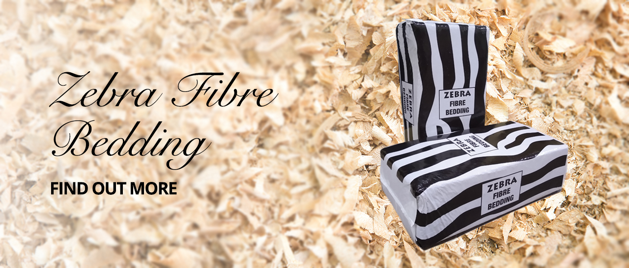 Zebra Fibre Animal Bedding